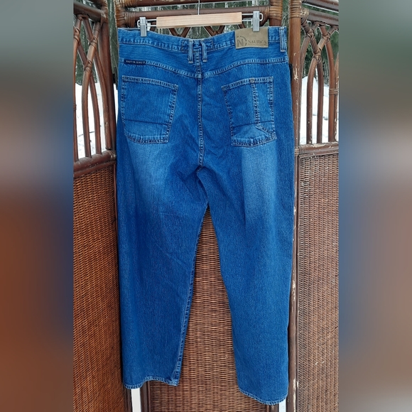 🍀3/15 Nautica Men's Blue Jeans - Picture 7 of 10